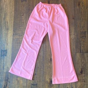 Vintage Pink Flare Pants